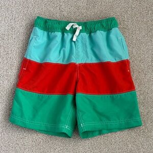 Hannna Andersson Colorblock Swim Trunks, size 130 (8)